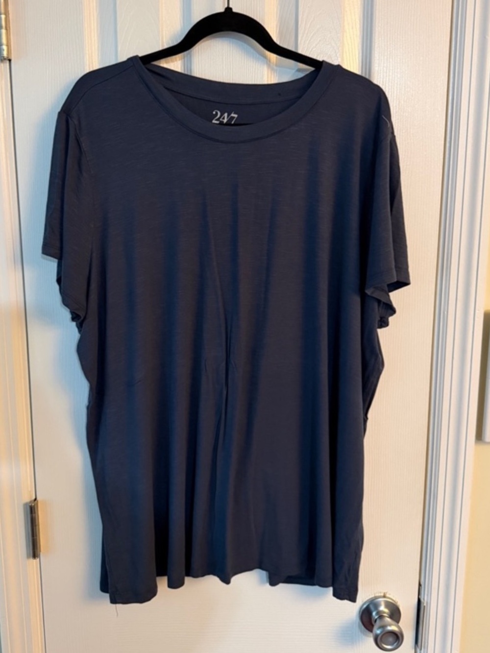 Maurices Women’s 3X Navy Blue Relaxed Oversized Drapey T-Shirt